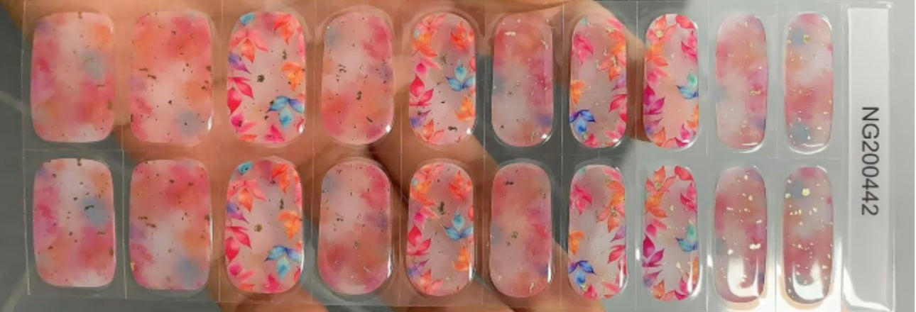 Garden Breeze Semi-Cured Gel Nail Wrap