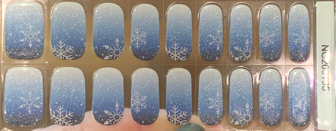 Winter Wonderland Semi-Cured Gel Nail Wrap