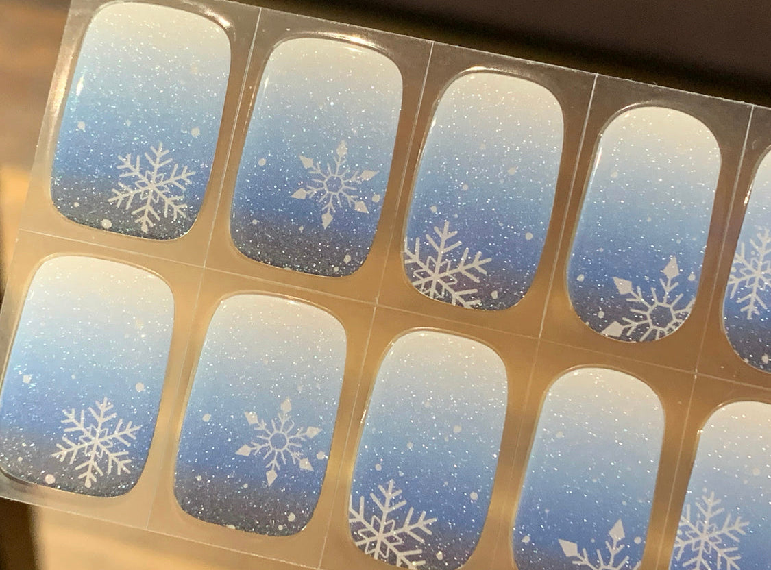 Winter Wonderland Semi-Cured Gel Nail Wrap