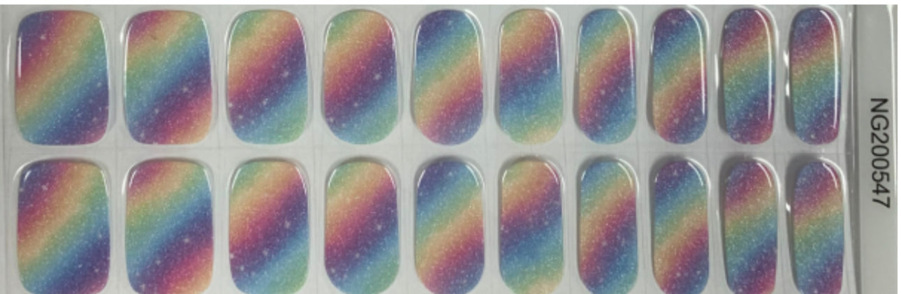 Twinkle Tones Semi-Cured Gel Nail Wrap