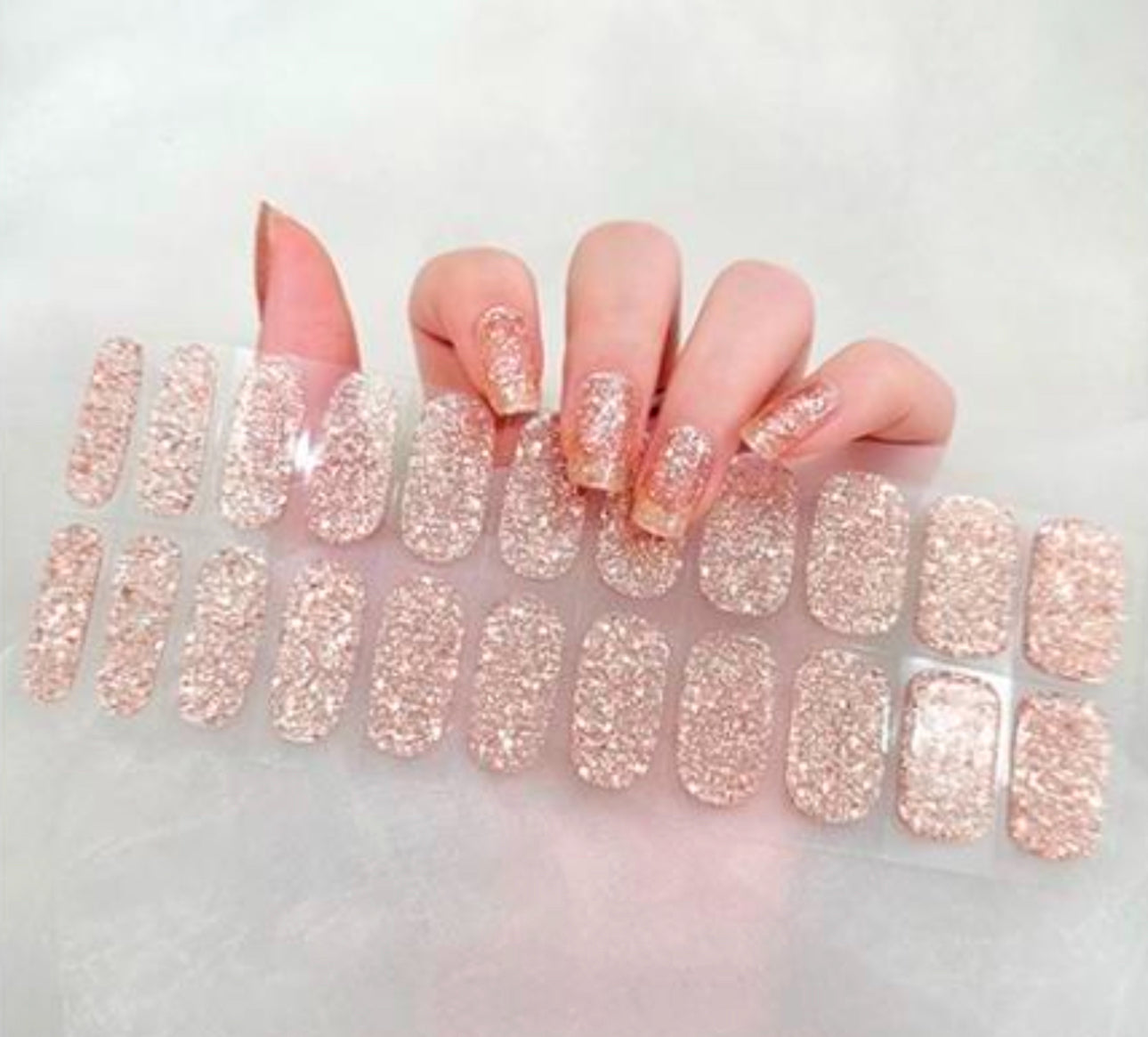 Sparkling Rosé NO LIGHT Air Dry Gel Wraps