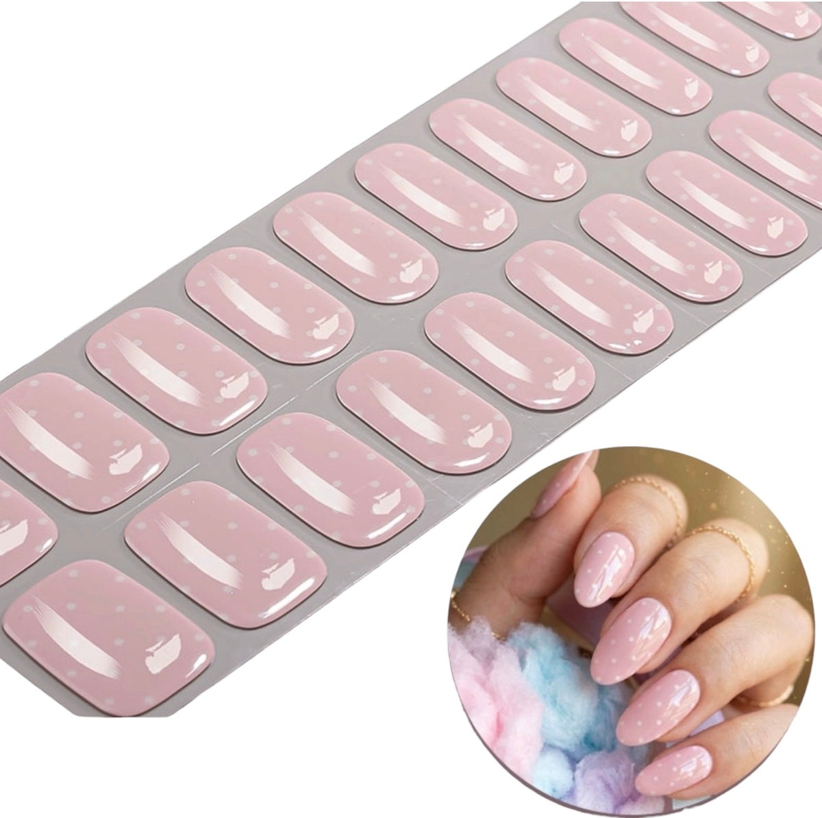 Dotty About You NO UV LIGHT Air Dry Gel Wraps