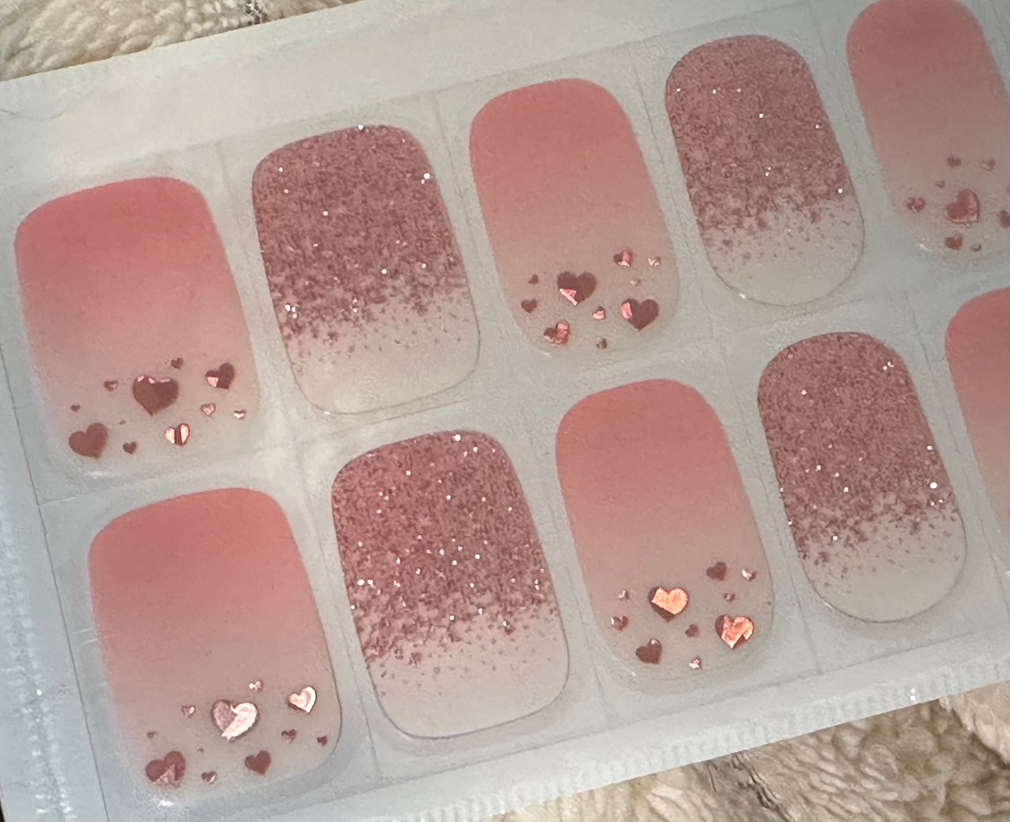 Blush Crush NO UV LIGHT Air Dry Gel Wraps