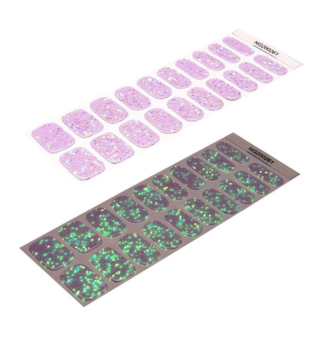 Stardust Semi-Cured Gel Nail Wraps (Glow In The Dark)