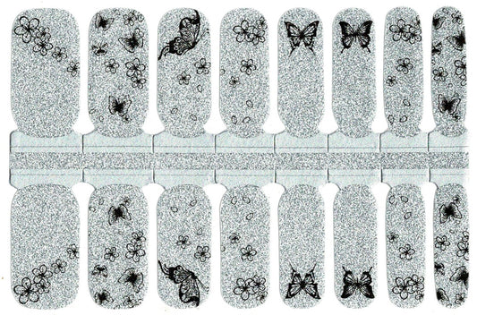 Crystal Butterflies (Glitter)