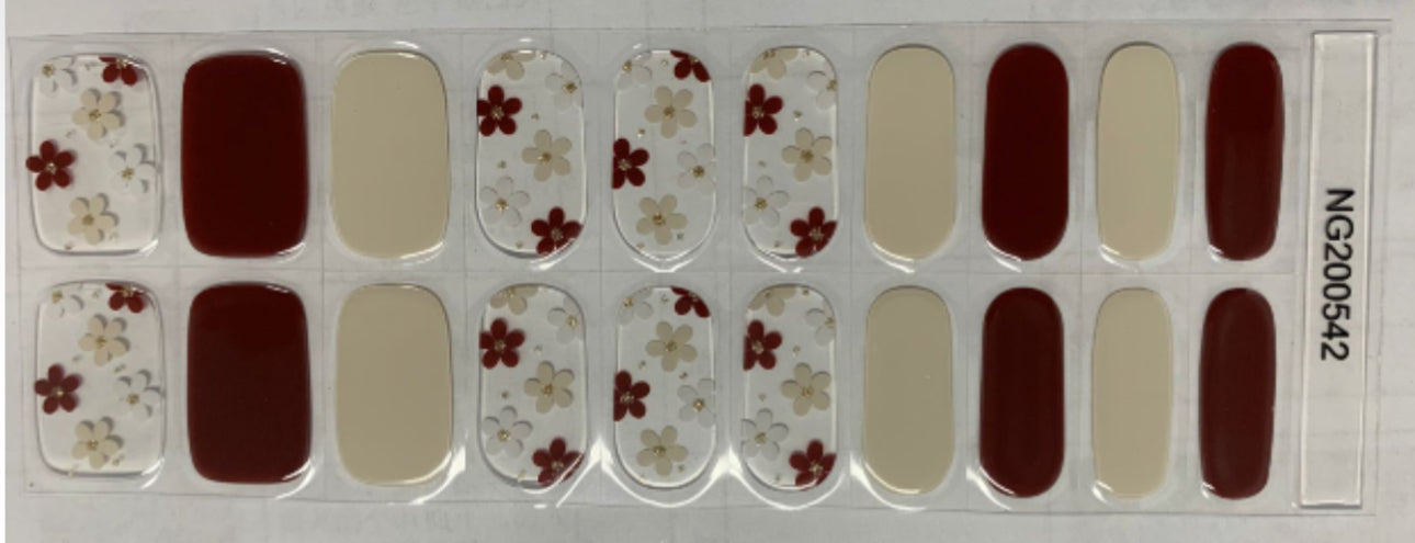 Bloom Vibes Semi-Cured Gel Nail Wrap