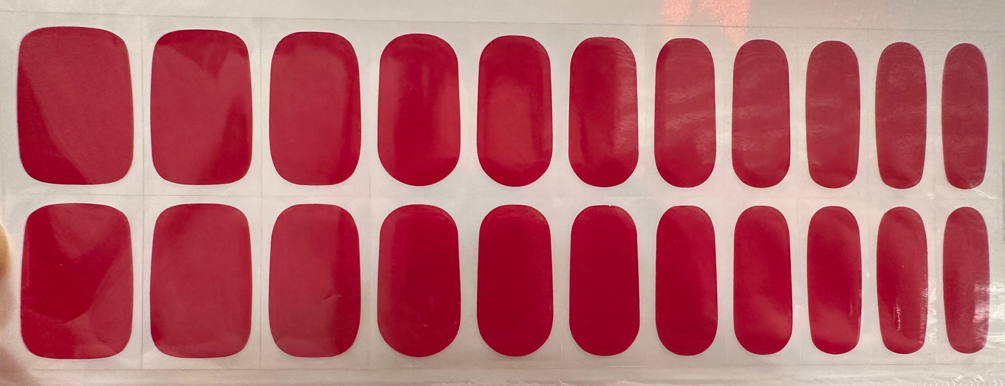Cherry NO LIGHT Air Dry Gel Wraps