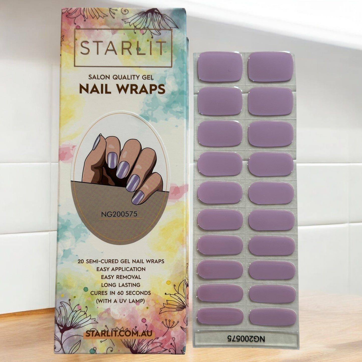 Mystic Mirror Semi-Cured Gel Nail Wrap