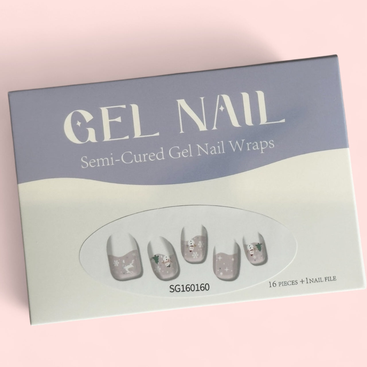 Frosty Globe Semi-Cured Gellies Nail Wrap