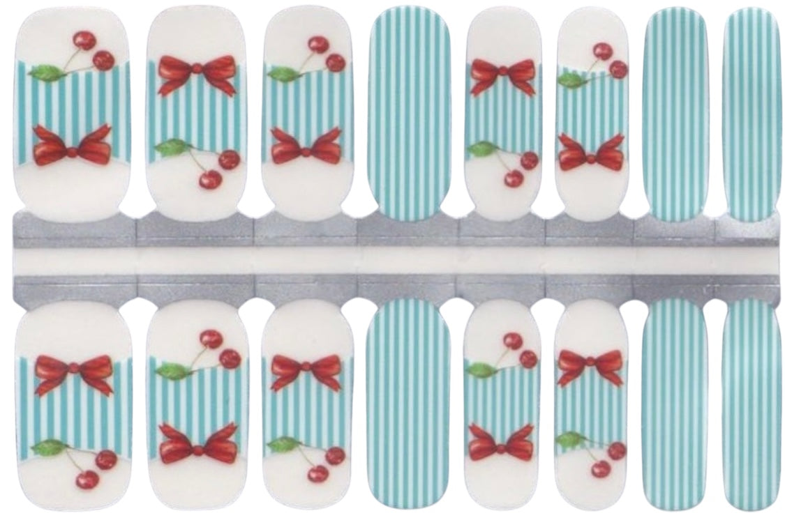 Cherry French Tips (Transparent)