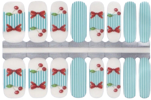 Cherry French Tips (Transparent)