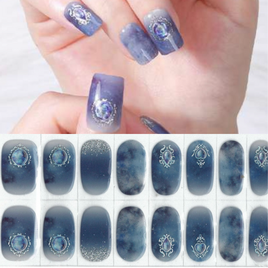 Royalty (3D Accents) NO LIGHT Air Dry Gel Wraps