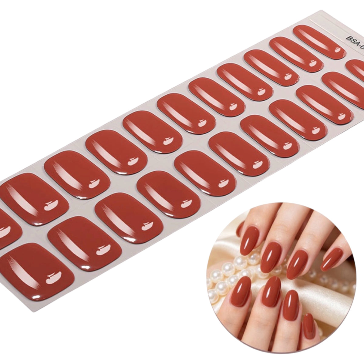 Coco Spice NO UV LIGHT Air Dry Gel Wraps