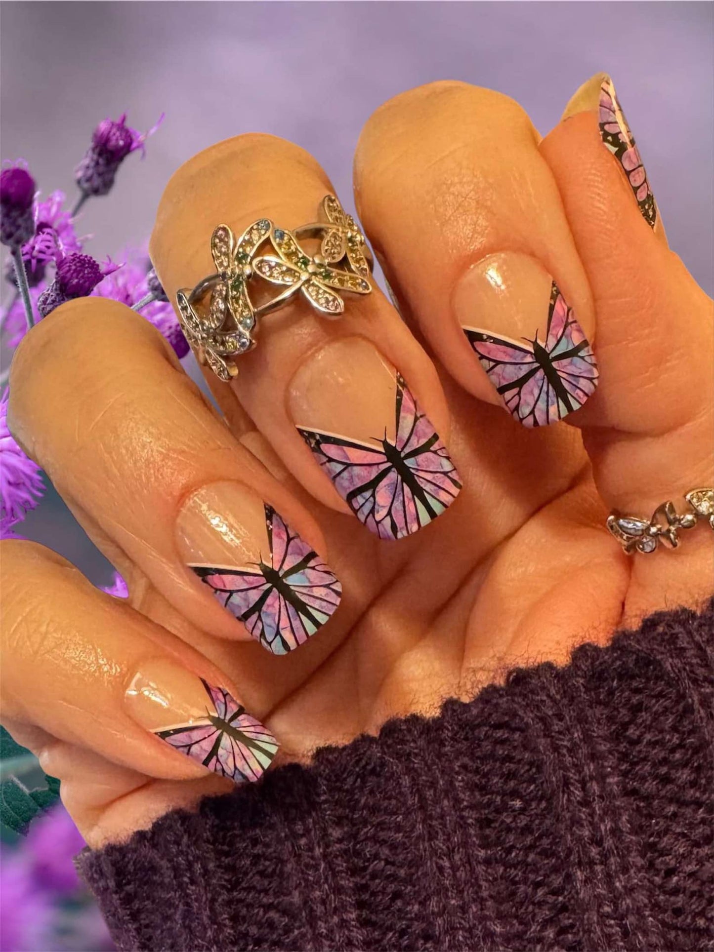 Butterfly Kisses (French Tip)