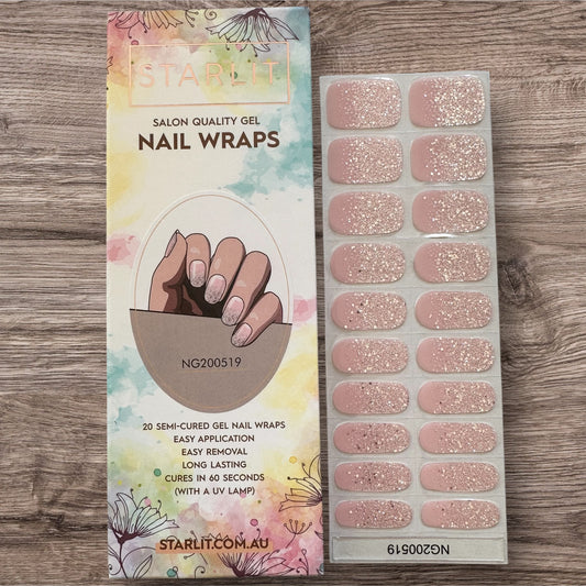 Blush Bash Semi-Cured Gel Nail Wrap