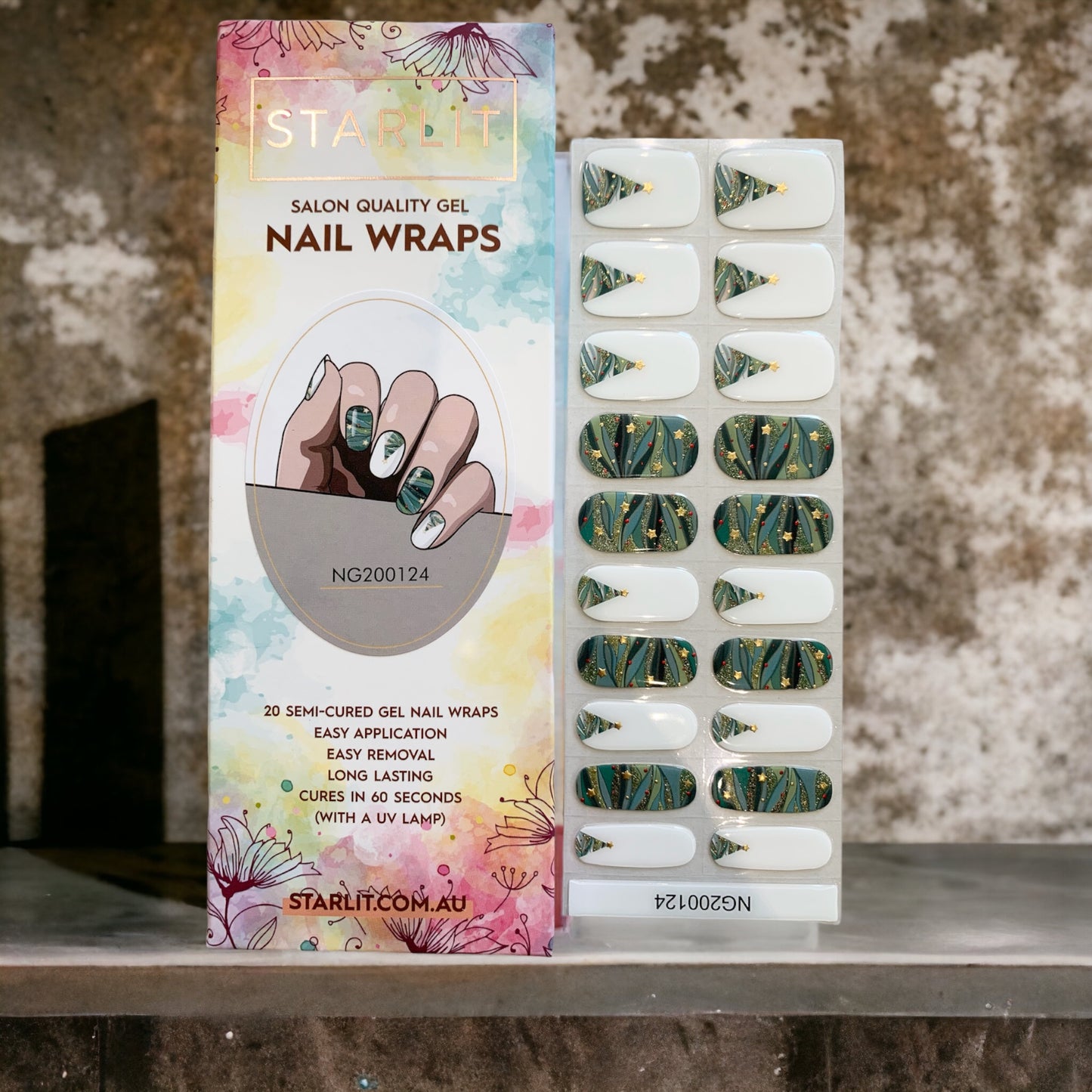 Christmas Cheer Semi-Cured Gel Nail Wrap