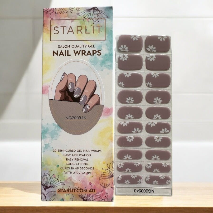 Ready to Bloom Semi-Cured Gel Nail Wrap