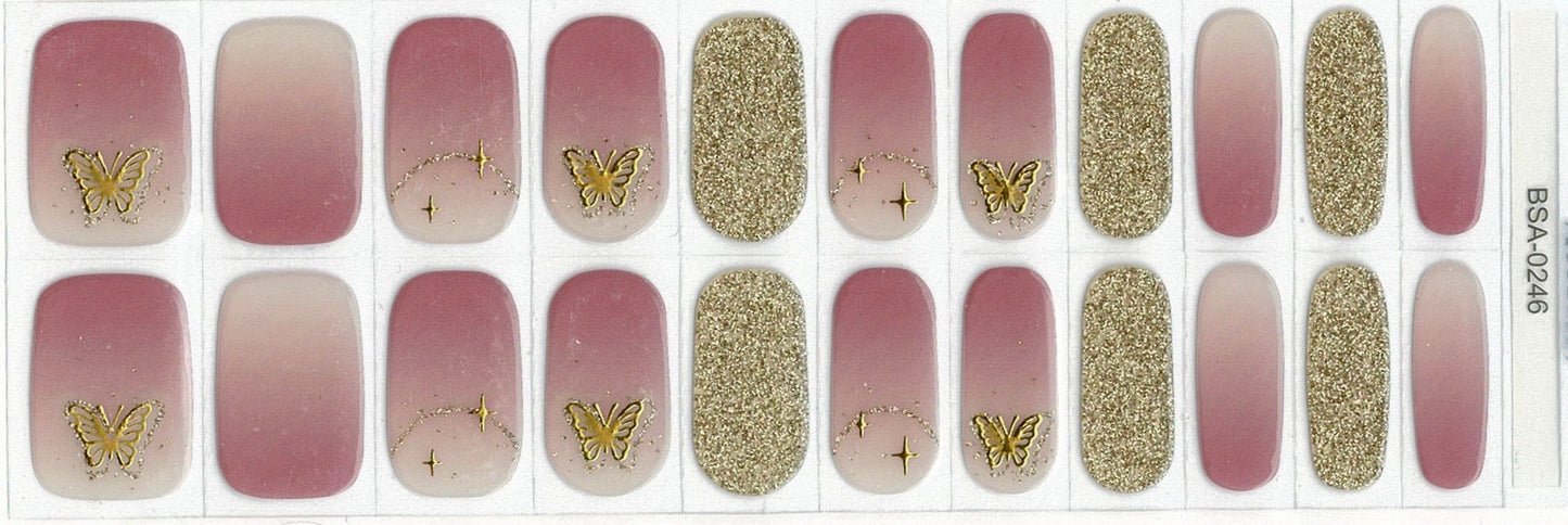 Butterfly Wishes NO LIGHT Air Dry Gel Wraps