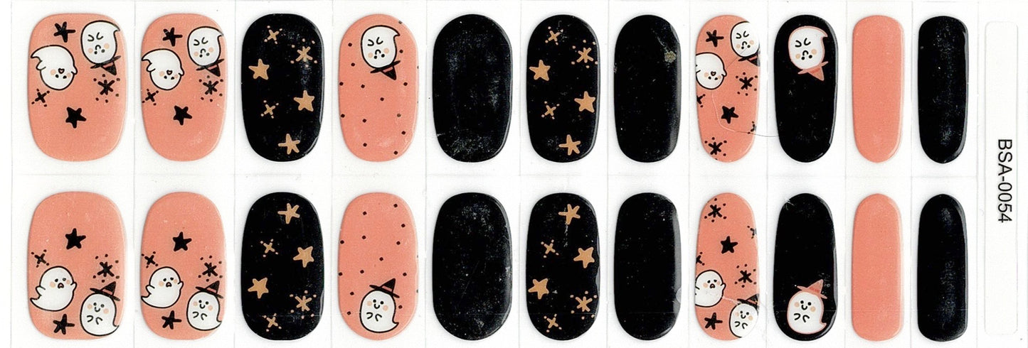 Spooky Stars NO LIGHT Air Dry Gel Wraps