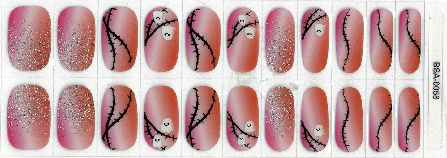 Haunted NO LIGHT Air Dry Gel Wraps