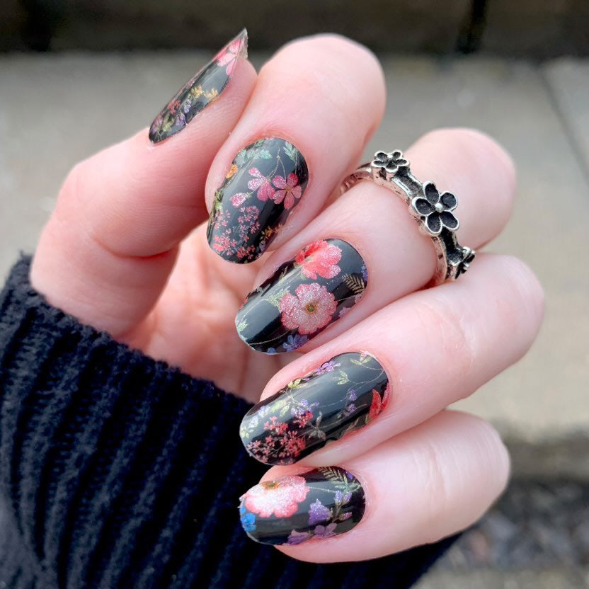 Floral Dreams Semi-Cured Gel Nail Wrap