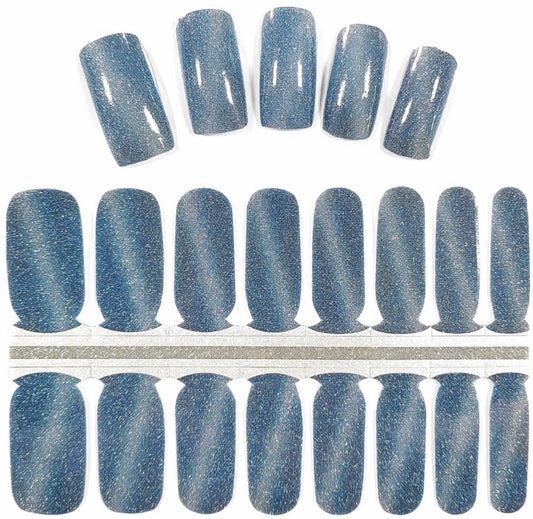 Blue Cat Eye Sparkle