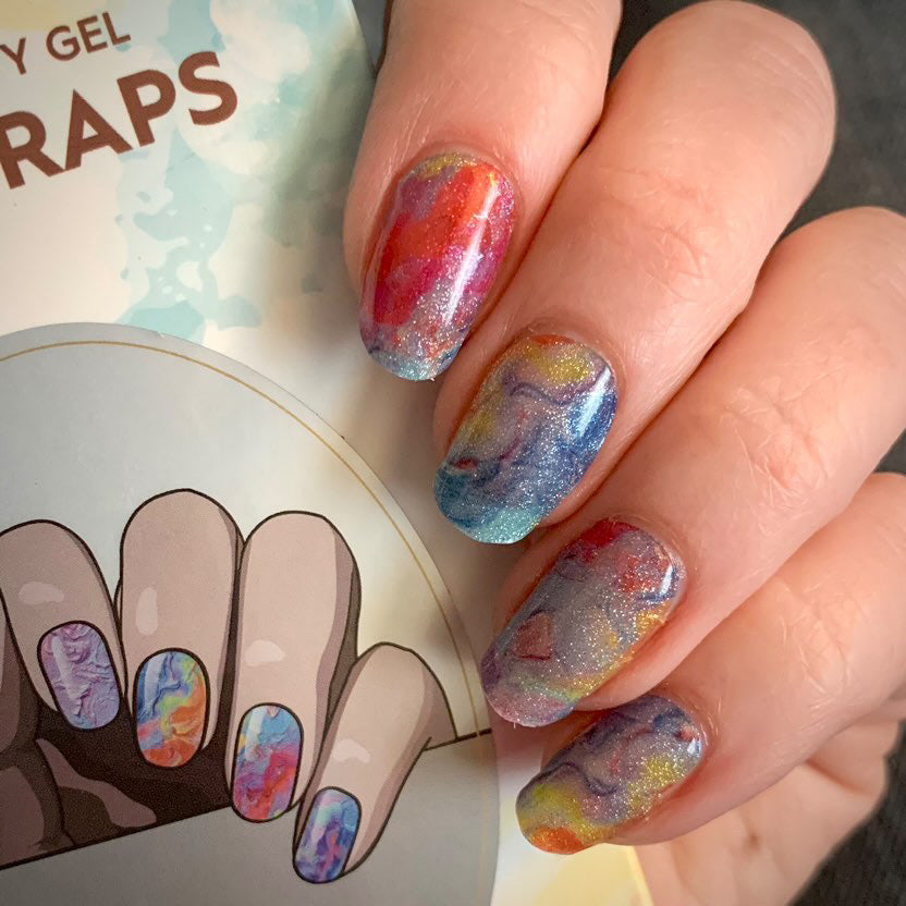 Artist's Palette Semi-Cured Gel Nail Wrap