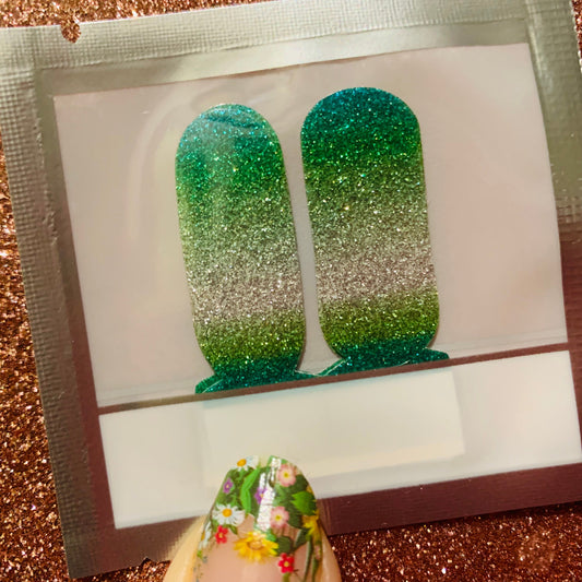 Green Ombré Foursies Accent