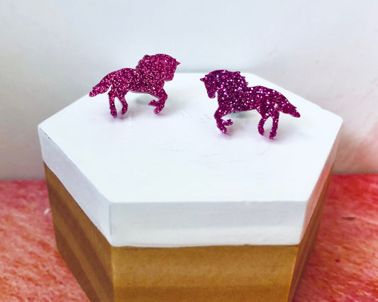 'Majestic Horses' Mini Stud Earrings