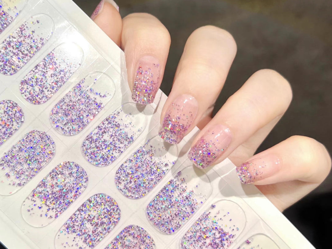 Confetti NO LIGHT Air Dry Gel Wraps