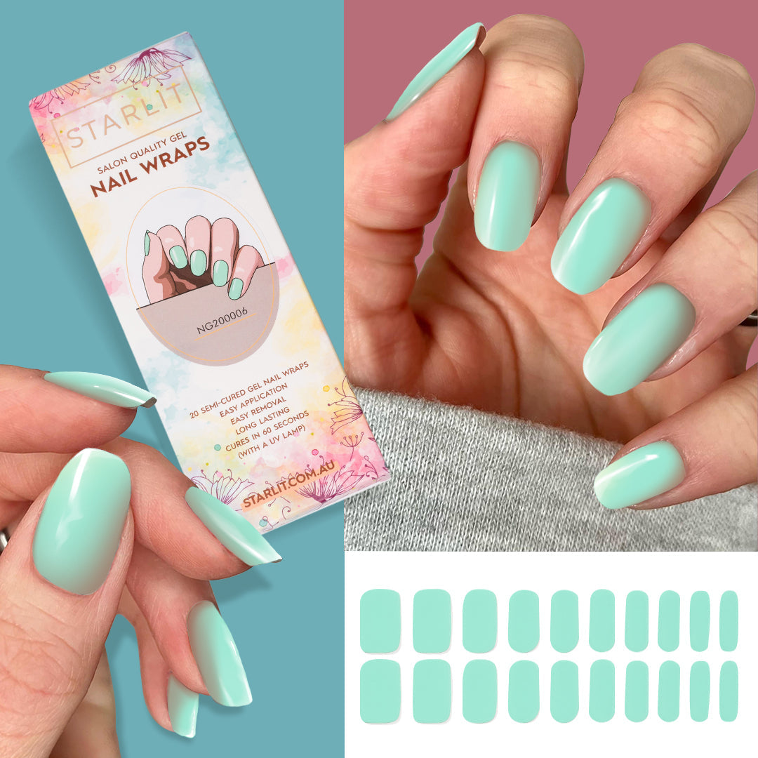 Sea Glass Semi-Cured Gel Nail Wrap