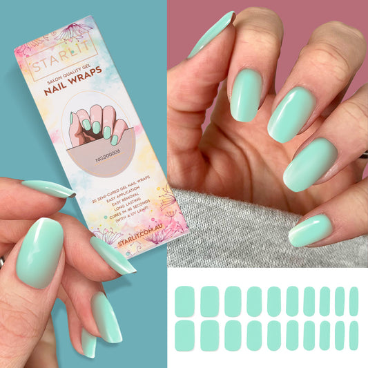 Sea Glass Semi-Cured Gel Nail Wrap