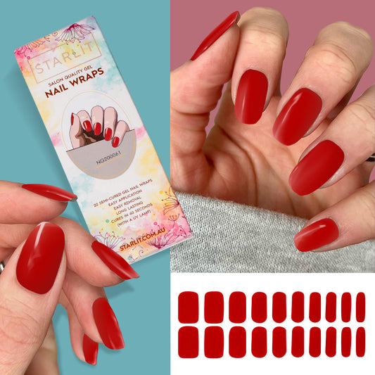 Spicy Semi-Cured Gel Nail Wrap
