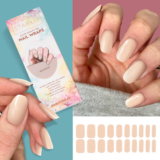 Send Nudes Semi-Cured Gel Nail Wrap