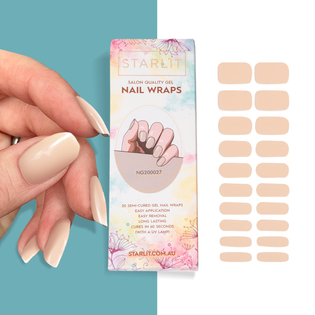 Send Nudes Semi-Cured Gel Nail Wrap
