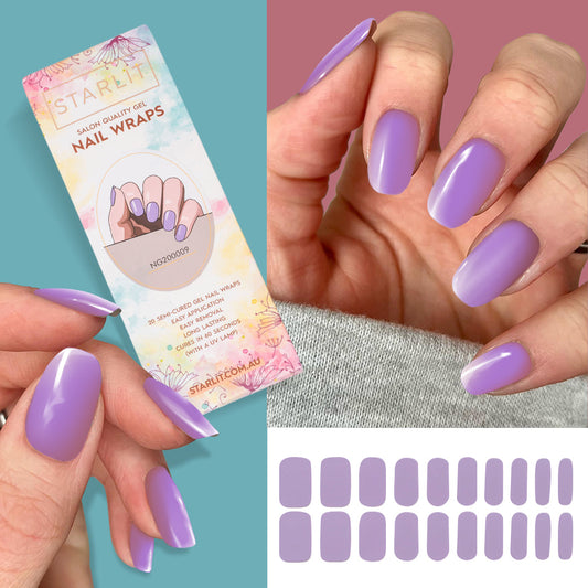 Lavender Dreams Semi-Cured Gel Nail Wrap
