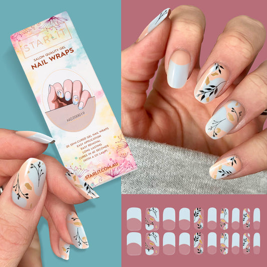 Far Away Semi-Cured Gel Nail Wrap