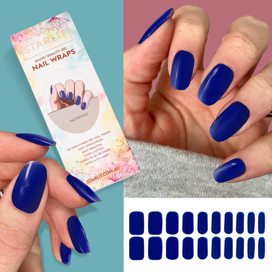 Deep Waters Semi-Cured Gel Nail Wrap
