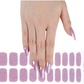 Dazzling Pink Holographic Semi-Cured Gel Nail Wrap