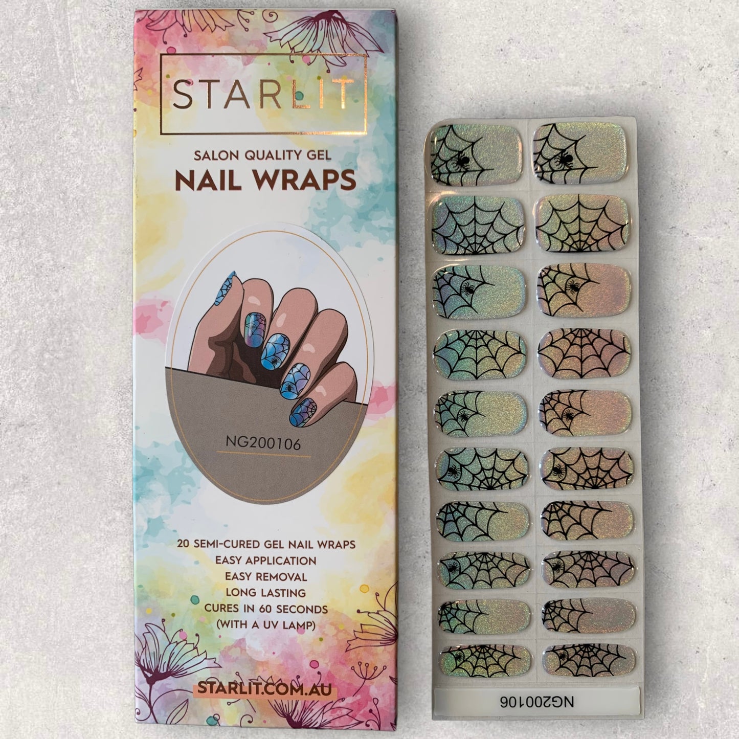Web Designer Colour Shift Semi-Cured Gel Nail Wrap