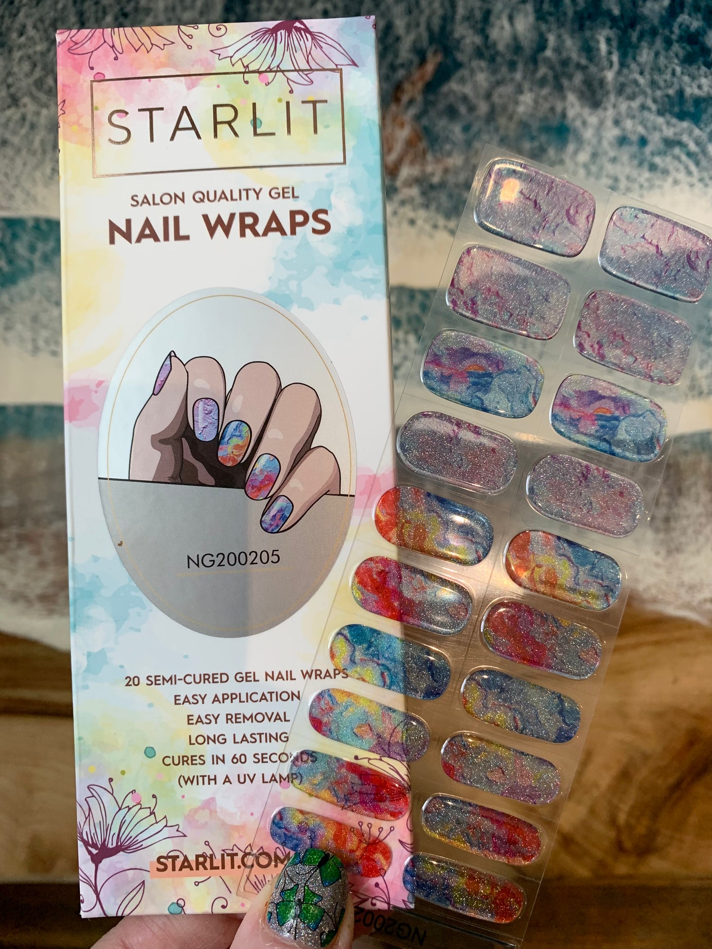 Artist's Palette Semi-Cured Gel Nail Wrap