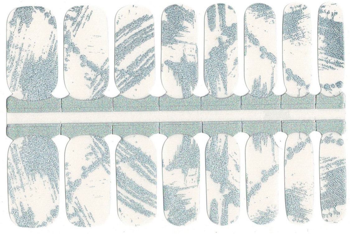 Metallic Silver Streaks (Transparent)