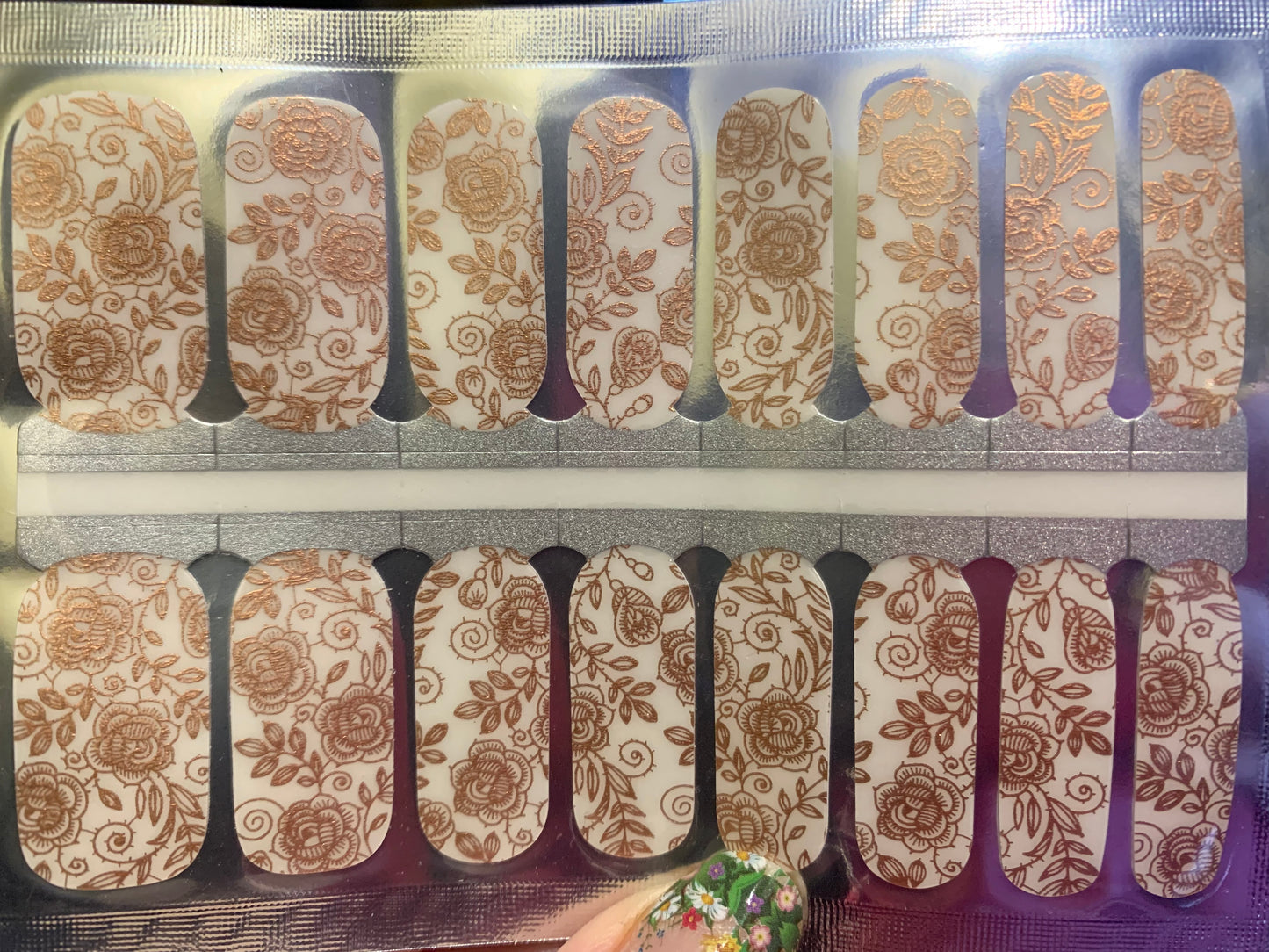 Rose Gold Filigree (Transparent)