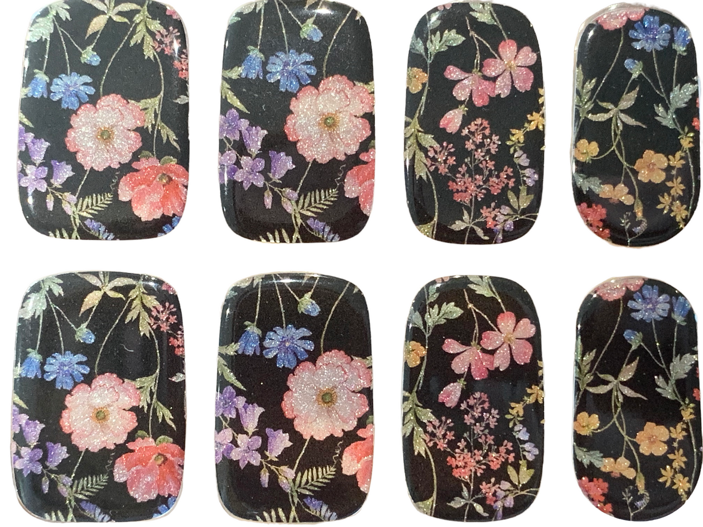 Floral Dreams Semi-Cured Gel Nail Wrap