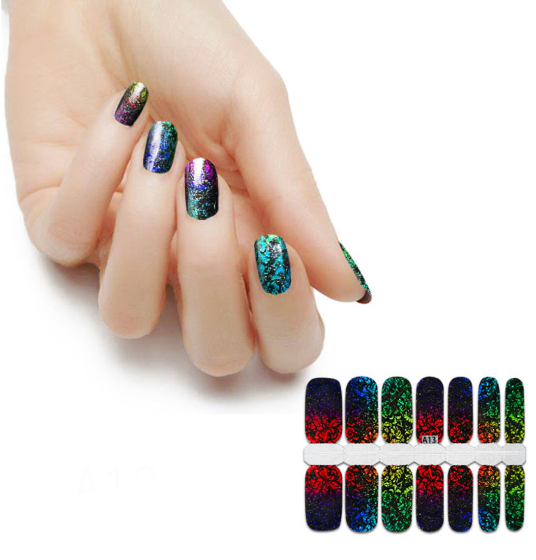 Rainbow Floral Twist