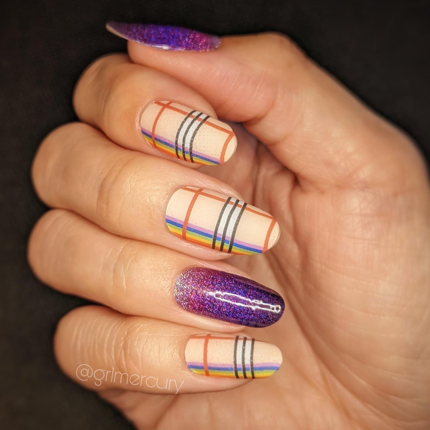 Rainbow Plaid
