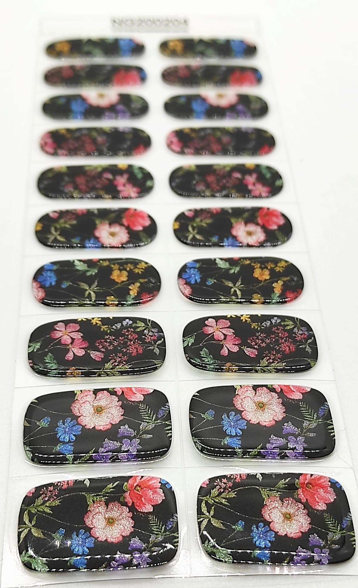 Floral Dreams Semi-Cured Gel Nail Wrap