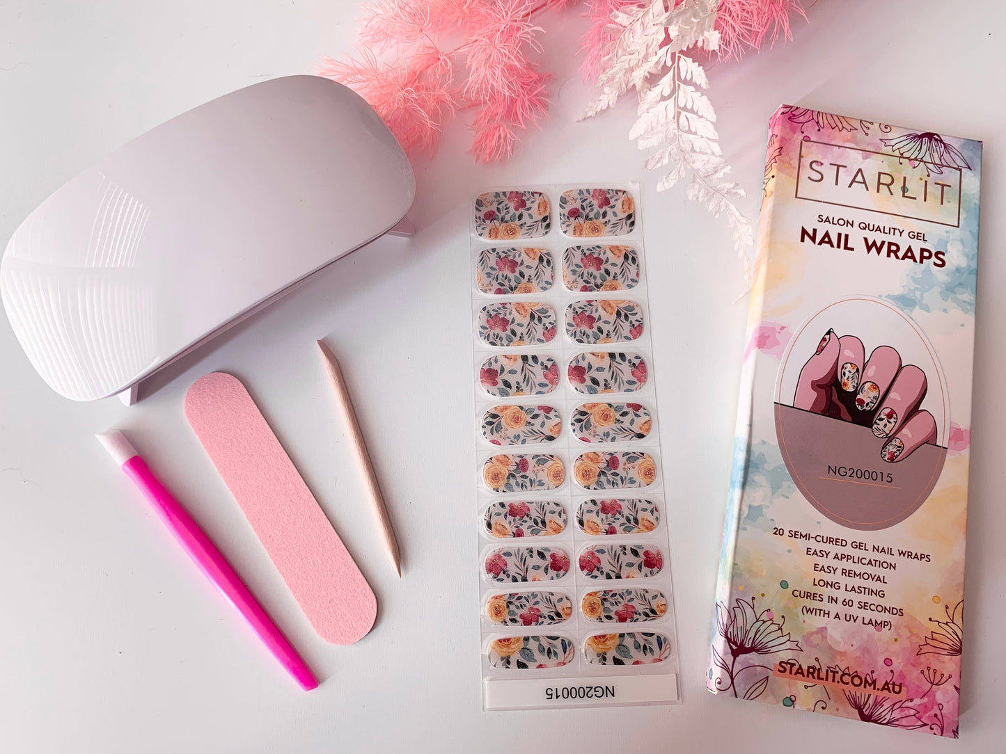 Belle’s Love Semi-Cured Gel Nail Wrap