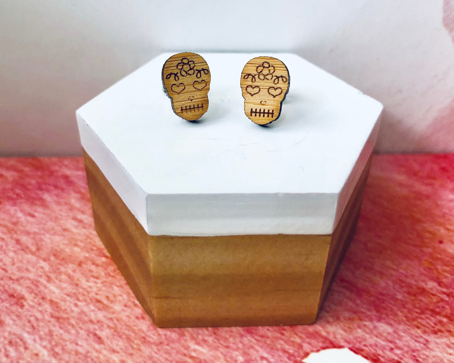 ‘Sugar Skulls’ Mini Stud Earrings