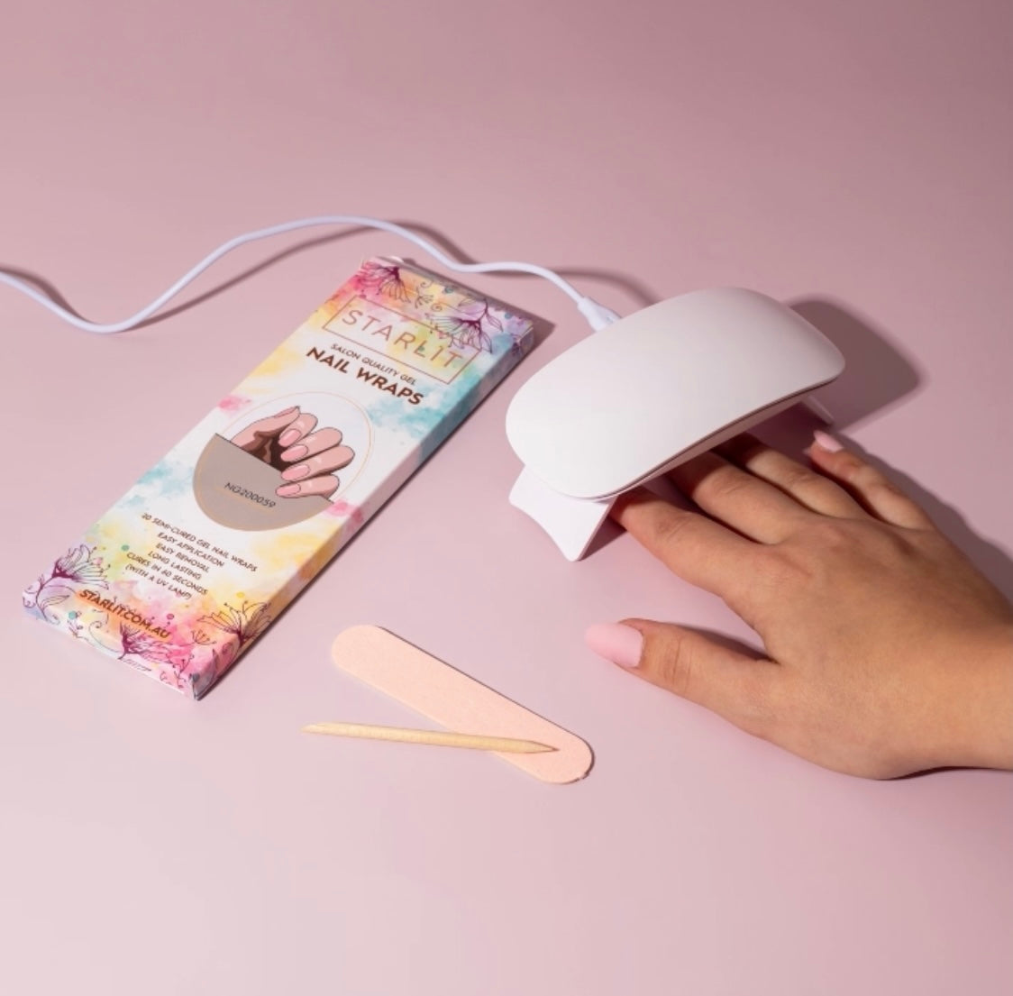 Floral Dreams Semi-Cured Gel Nail Wrap